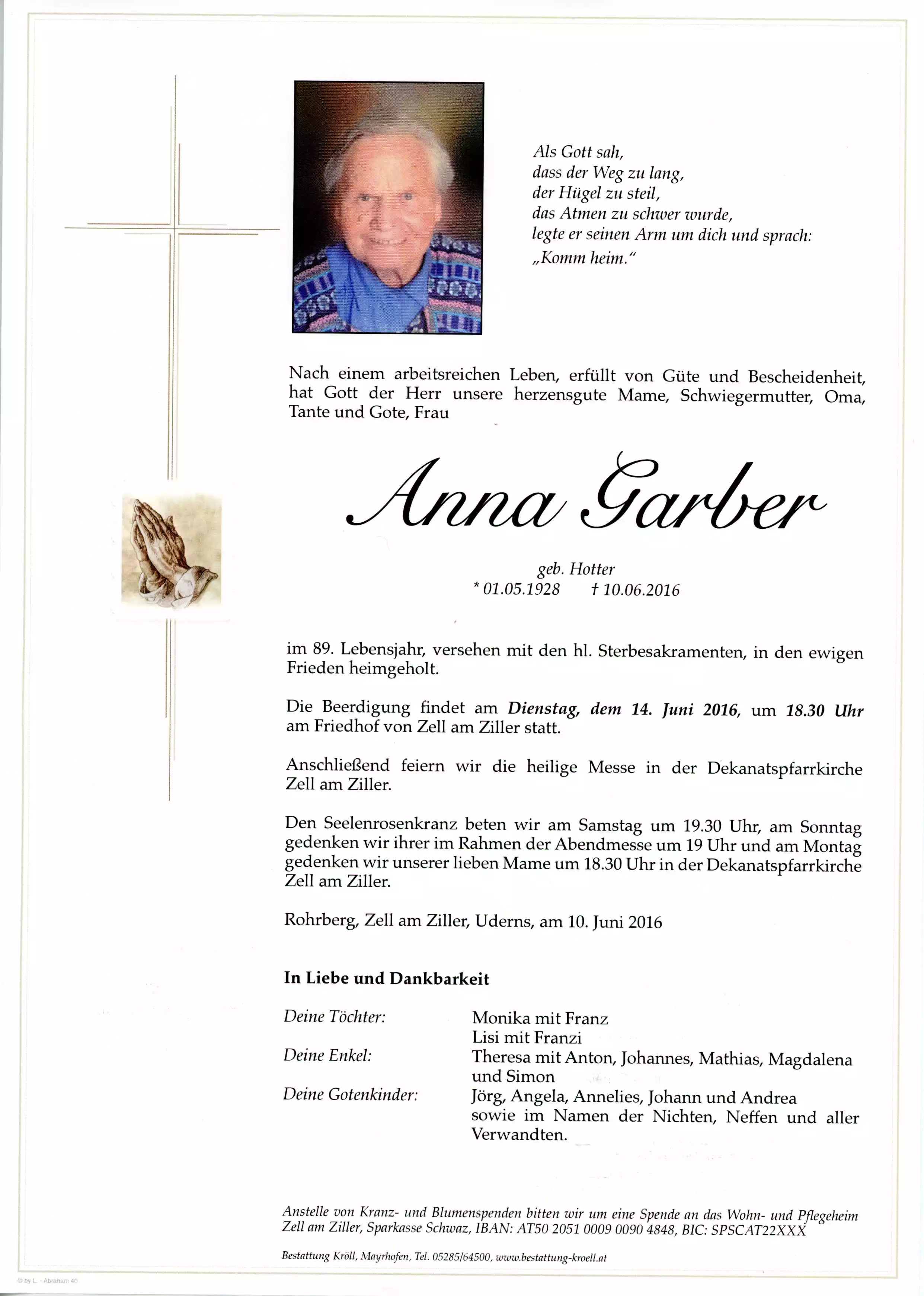 Parte von Anna Garber
